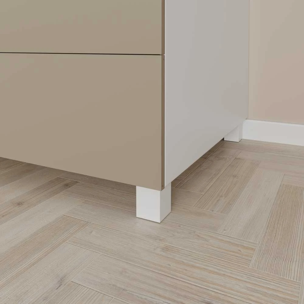 REI grindų dangtis 40x40x60 termoplastikas ABS baltas
