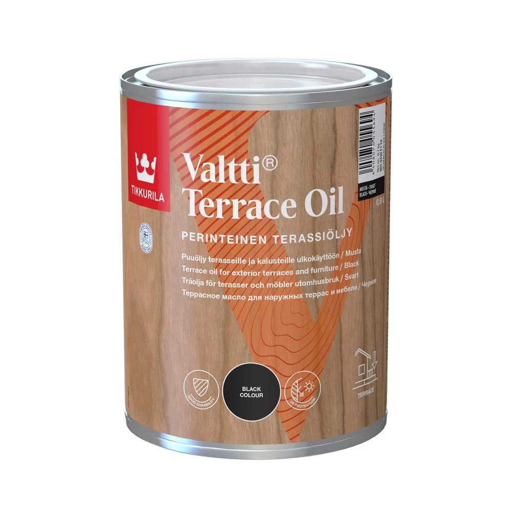 Tikkurila VALTTI BALDŲ IR TERASOMS SKIRTAS JUODASIS 0,9L