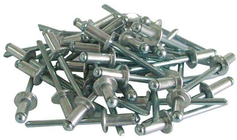 Mega Nity Aliuminio/plieno kniedės 3,2 * 7 mm 50 vnt.