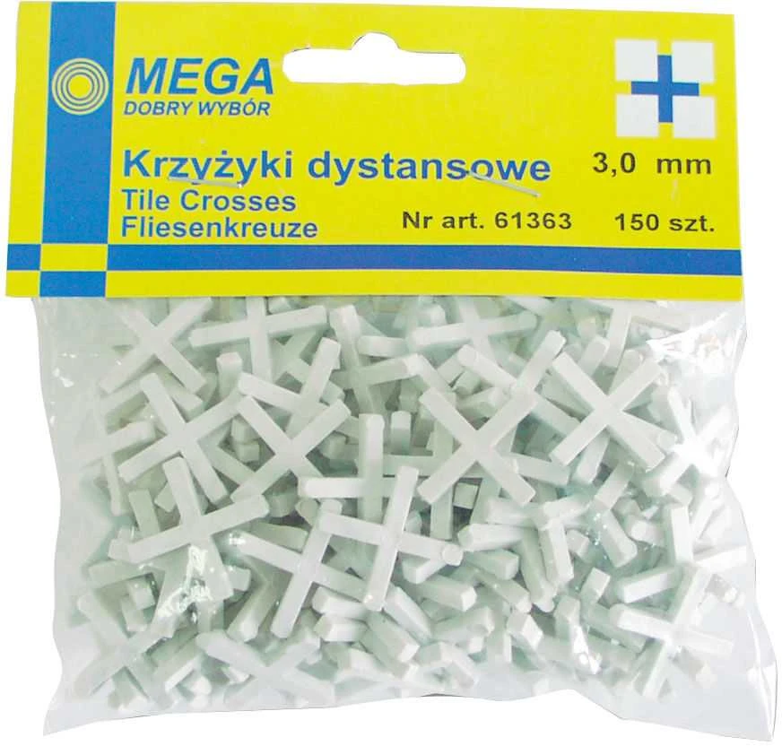 Krzyżyki Kryžiai plytelėms 3mm 150gb