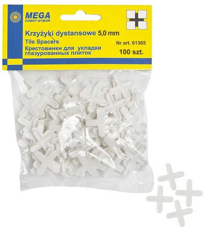 Krzyżyki Kryžiai plytelės 5mm 100gb
