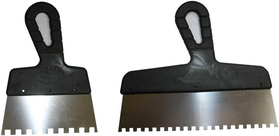 Mega Mentelė klijams M 150 mm 6x6 mm su nerūdijančio plieno plokštele