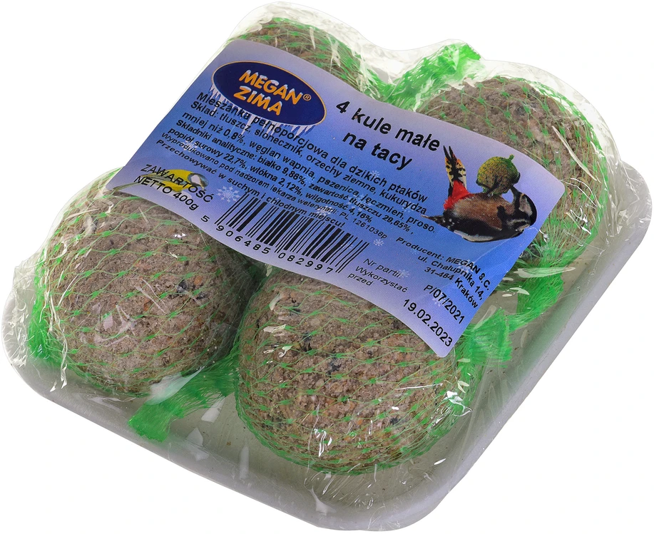 Lesalas laukiniams paukščiams Megan, 4 x 100 g