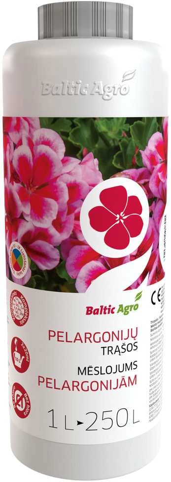 Baltic Agro BALTICAGRO Koncentruotos skystos pelargonijų trąšos, 1 L