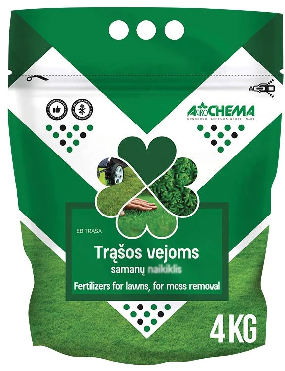 Agrochema Samanotų vejų trąšos, 4kg