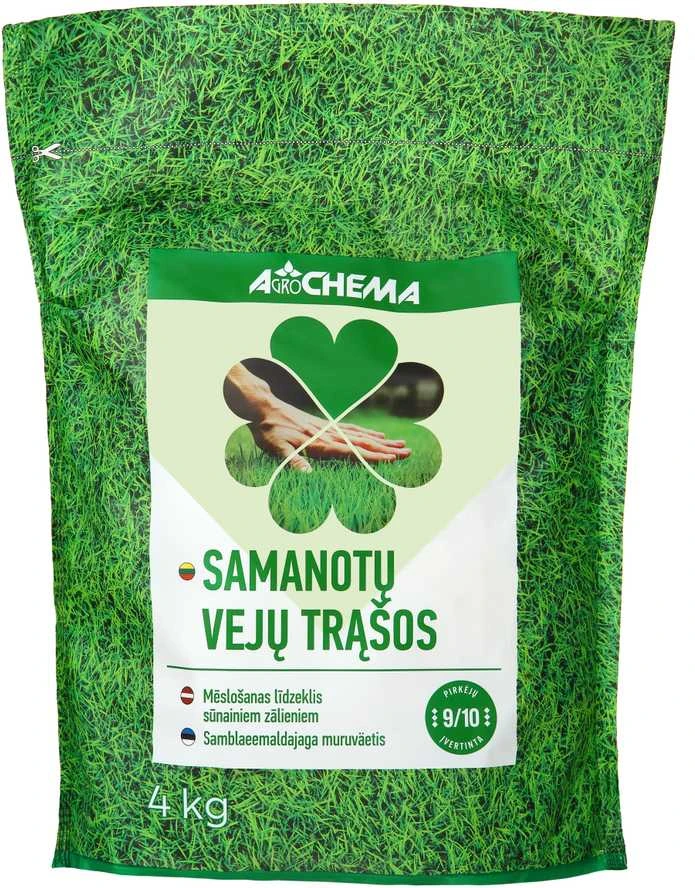 Agrochema Samanotų vejų trąšos, 4kg