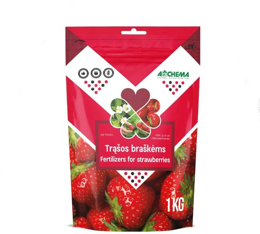 Agrochema Trąšos braškėms ir žemuogėms, 1kg