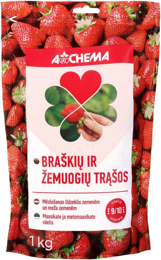 Agrochema Trąšos braškėms ir žemuogėms, 1kg