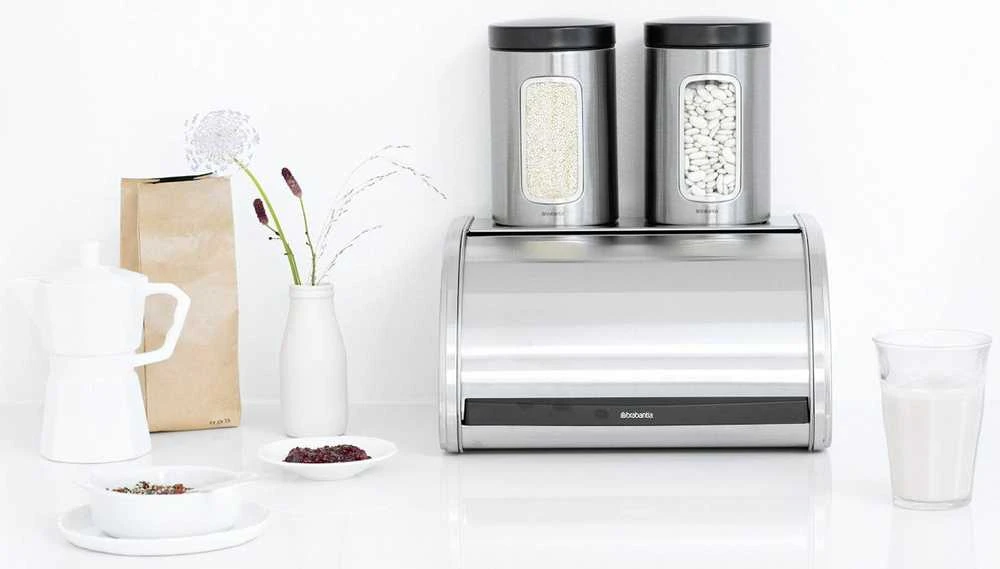 Brabantia Ovali duoninė, maža - Matt Steel