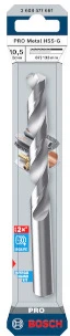 Grąžtas METAL DRILL BIT BOSCH 10.5X133MM HSS-G S