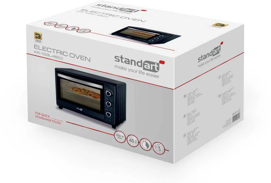 Mikrobangų krosnelė Mini piekarnik Standart ELECTRIC OVEN KR-103L-46(C)