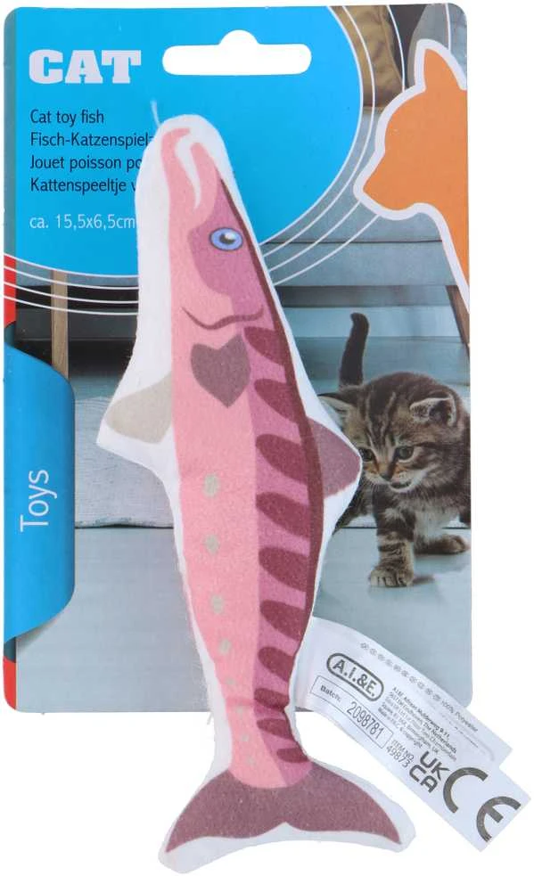 Minkštas žaislas katėms Pet Toys, spalva/dizainas parenkami atsitiktinai, 15,5 cm