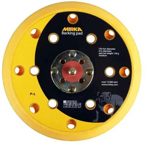 Mirka 150 mm šlifavimo padas iš viršaus