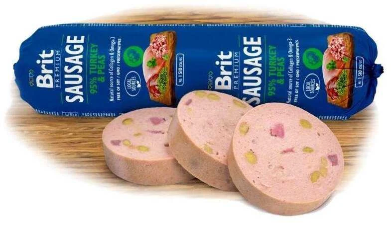 Brit_Premium Brit Premium dešra su kalakutiena ir žirneliais, 800g