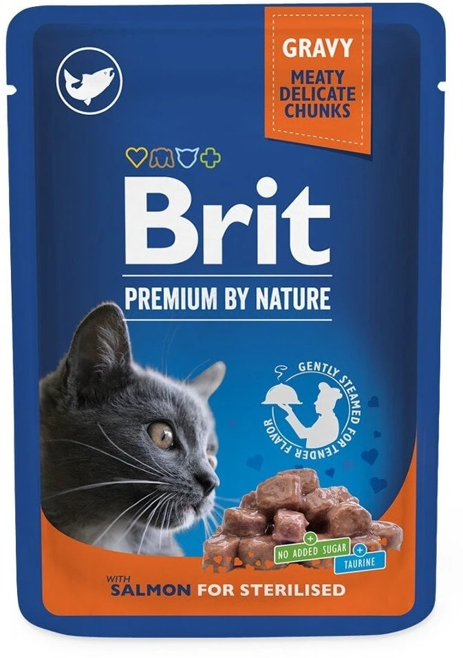 Brit Premium lašiša for Sterilised 100 g