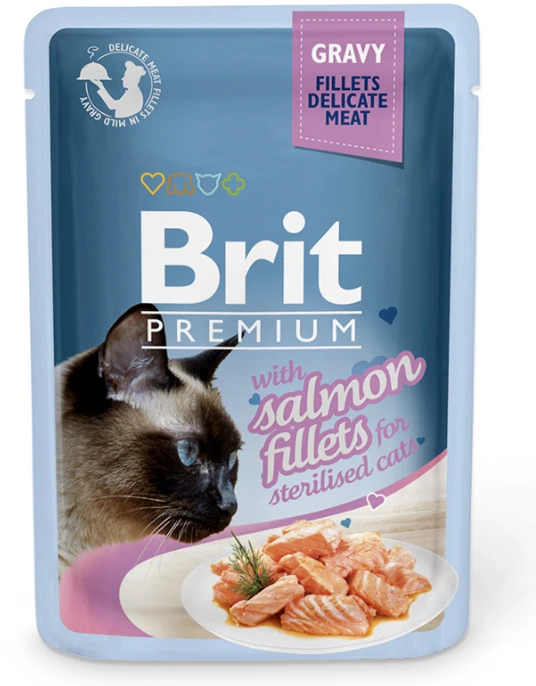 Brit Premium lašiša for Sterilised 100 g