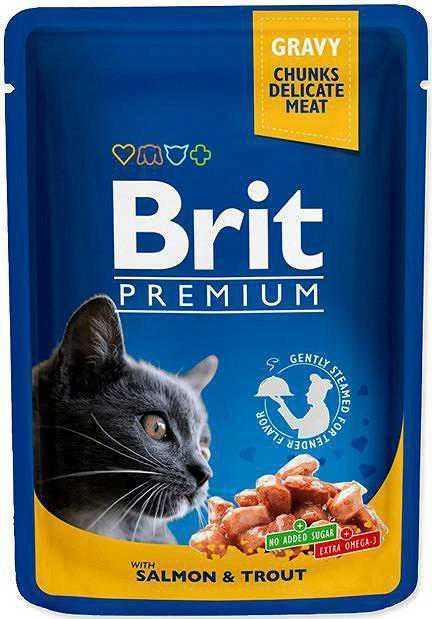 Brit Premium konservai katėms maiš. Family Plate 1200g (12x100g)