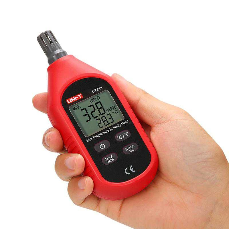 Temperatūros ir drėgmės matuoklis mini UT333 UNI-T