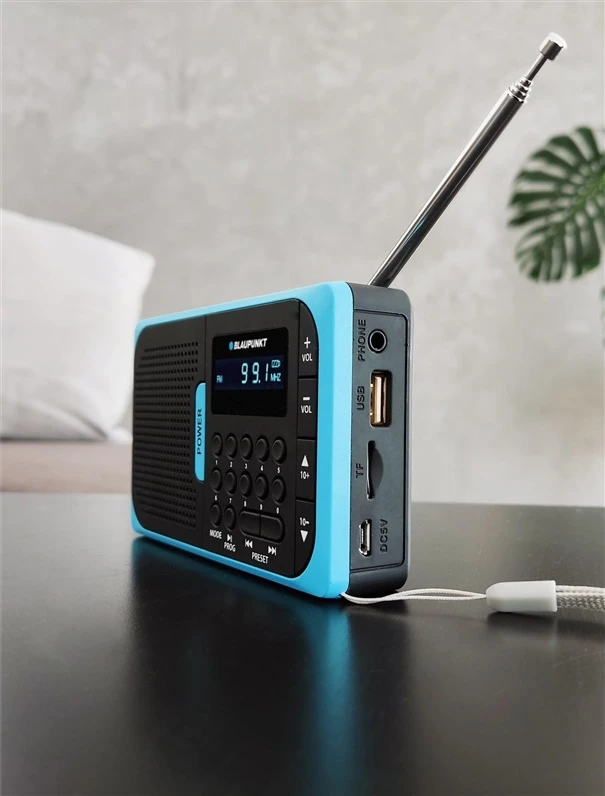 Nešiojamas radijas Blaupunkt PR5BL (mėlyno spalva)