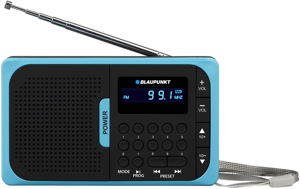 Nešiojamas radijas Blaupunkt PR5BL (mėlyno spalva)