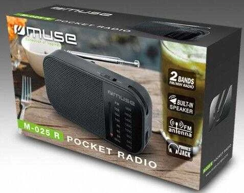 Muse | M-025 R | Portable radio | Juodas