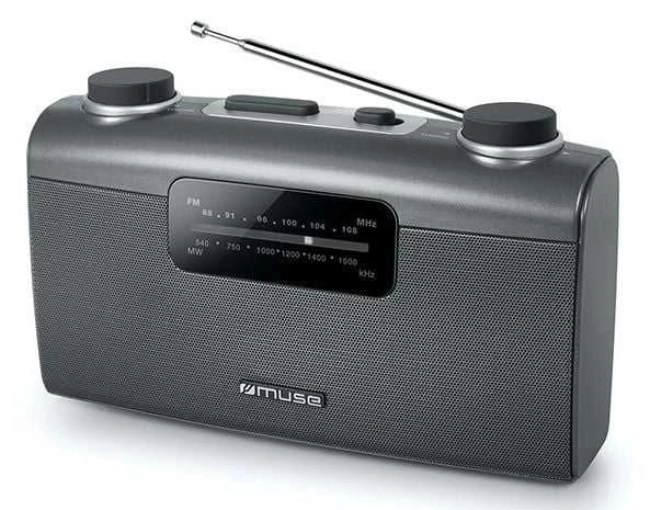 Nešiojamas radijo imtuvas Muse M-058 R. juoda