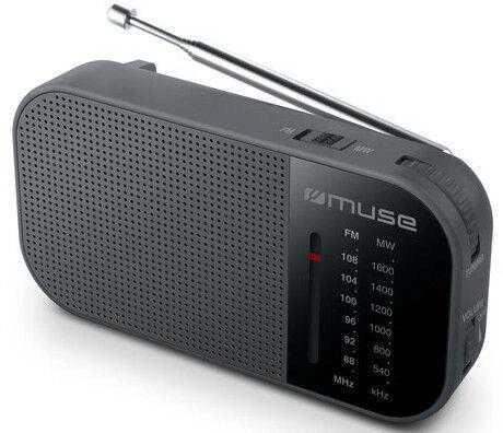 Nešiojamas radijo imtuvas Muse M-025 R, juoda sp.