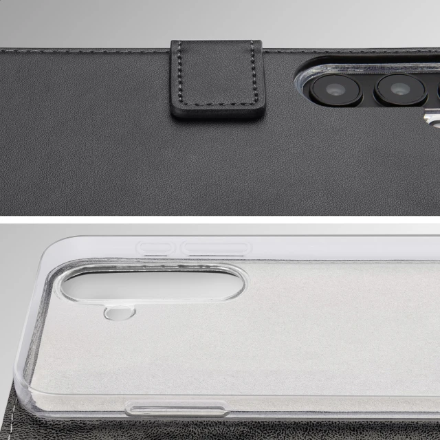 Poco „Mobilize Classic“ piniginės formos dėklas „Xiaomi Redmi Note 15 5G“ Juodas