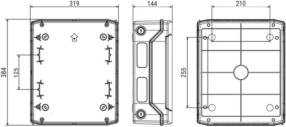 ETI Modulinis skydas ECH24PT-S, 24 modulių, IP65