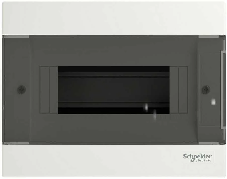 Schneider Electric Schneider EZ9EUA108 Modulinis skirstomasis skydas 1x8 įleidžiamas IP40 Easy9 EZ9EU-1-8-PT-T skaidrios durys EZ9EUA108