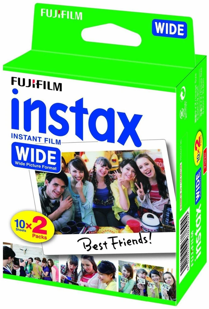 FujiFilm Instax Wide Glossy (10plx2) momentinės fotoplokštelės