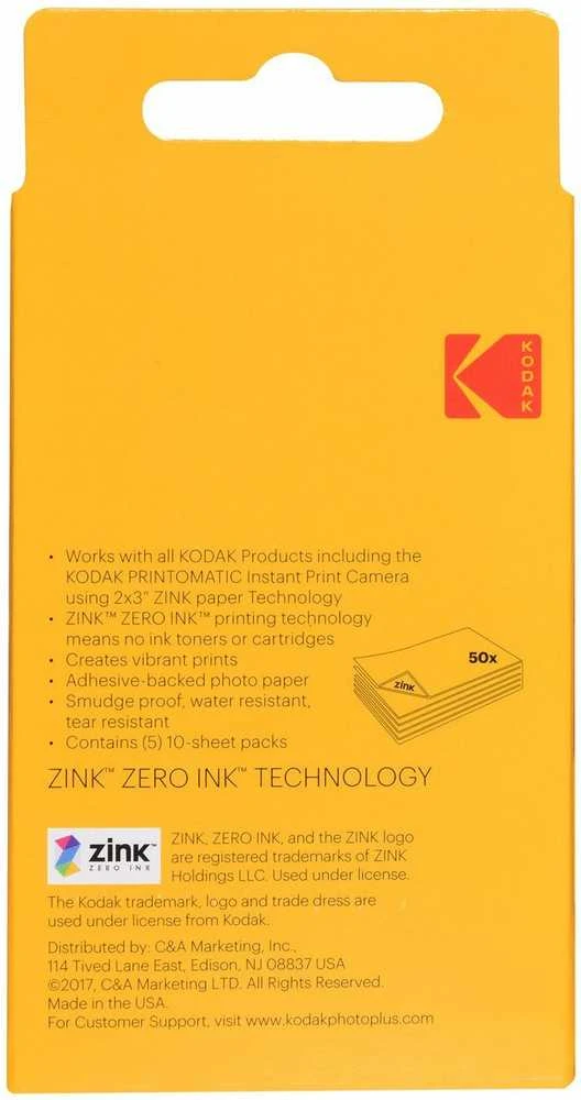 Foto popierius Kodak Printomatic ZINK 50 vnt.