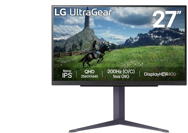 Monitorius LG. 27GS85Q-B.AEU. IPS. 180 Hz. QHD. 27"