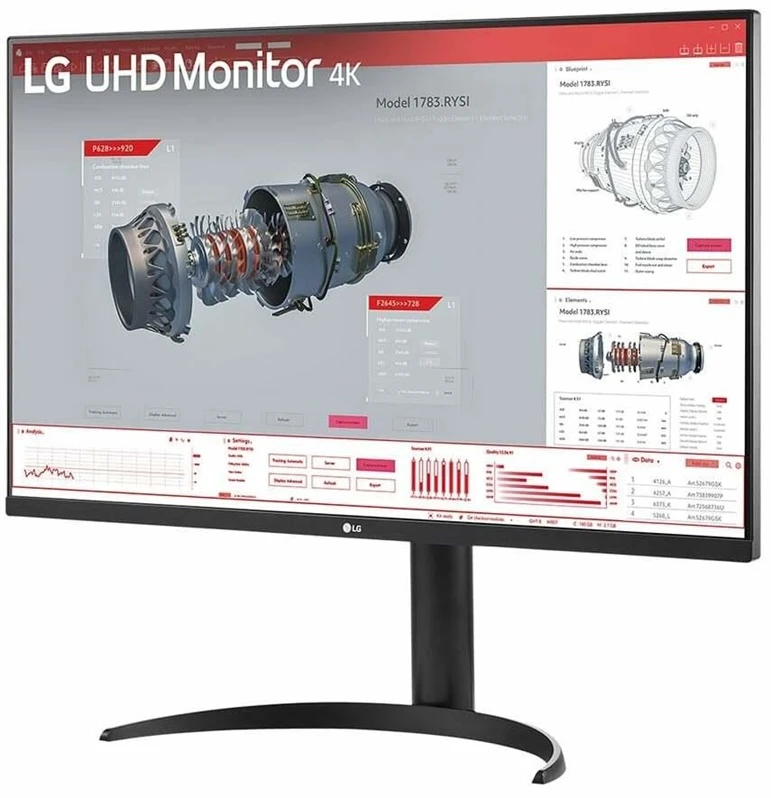 Monitorius LG | 32BR55UK-B | 31.5 " | VA | UHD | 16:9 | 60 Hz | 4 ms | 3840 x 2160 pikselių | 250 cd/m² | HDMI jungtys quantity 2