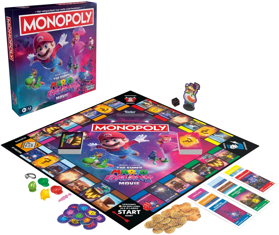 MONOPOLY Stalo žaidimas „Monopoly: Super Mario“, anglų k.