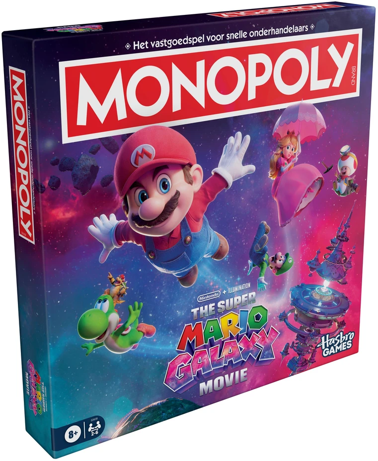 MONOPOLY Stalo žaidimas „Monopoly: Super Mario“, anglų k.