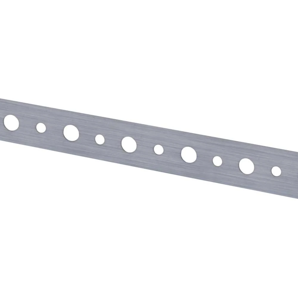 Arras Tvirtinimo juosta, perforuota, 25 x 0.5 mm, 10 m, 2 skylių