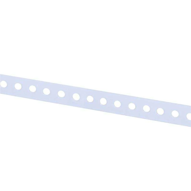 Arras Tvirtinimo juosta, perforuota, 12 x 0.7 mm, 3 m, balta