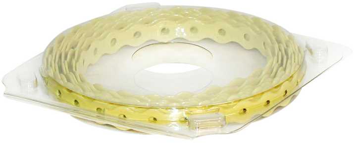 Arras Tvirtinimo juosta, perforuota, 12 x 0.7 mm, 3 m, geltona