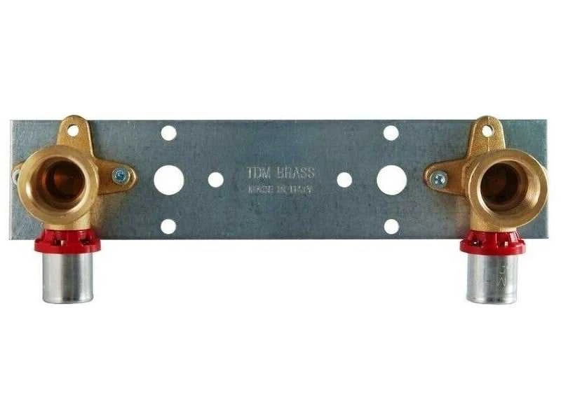 Tdm Brass Tdm_Brass Montažinė plokštė su presuojamom alkūnėm, D20-1/2″