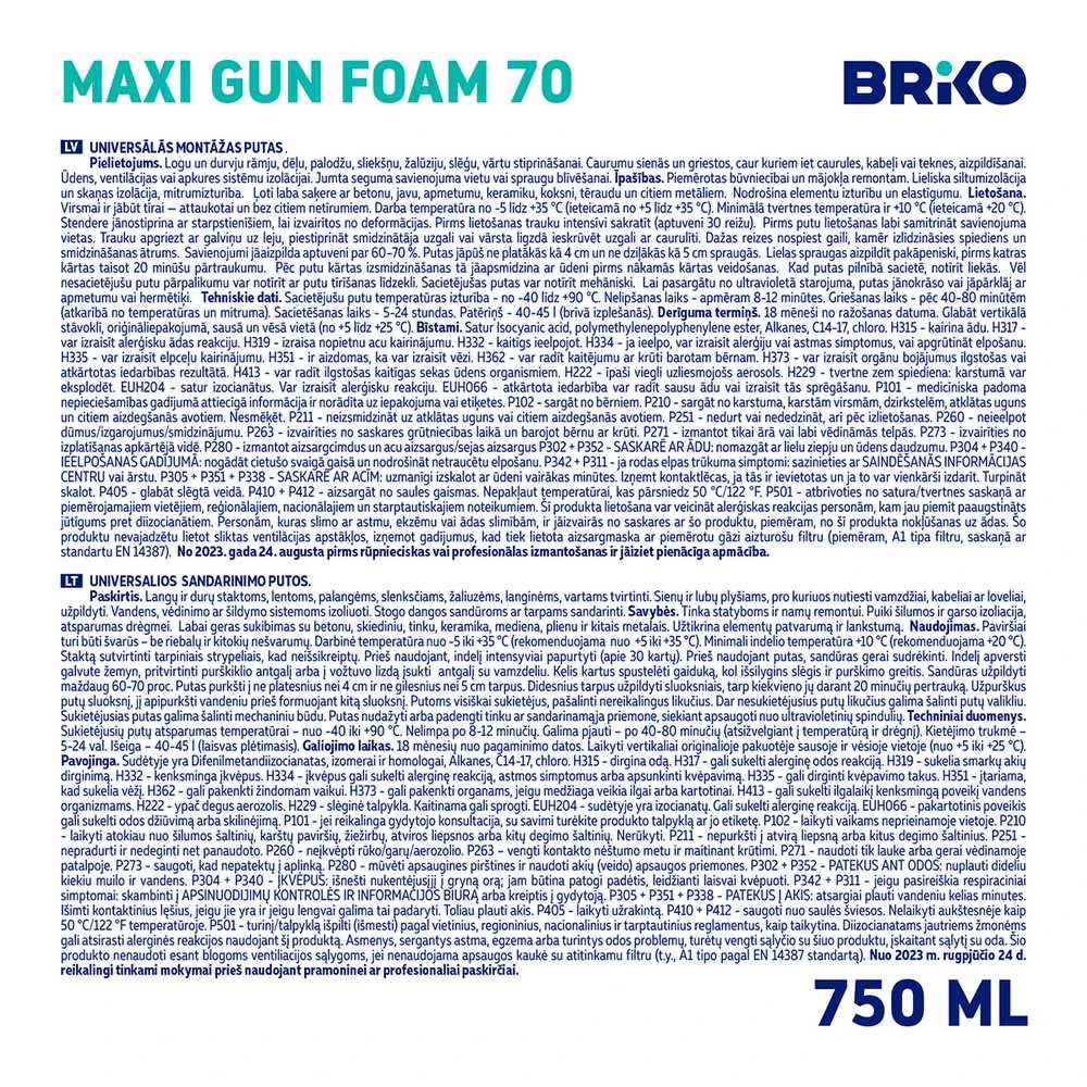 Briko BRK012888 BRIKO SMART FOAM 750ML