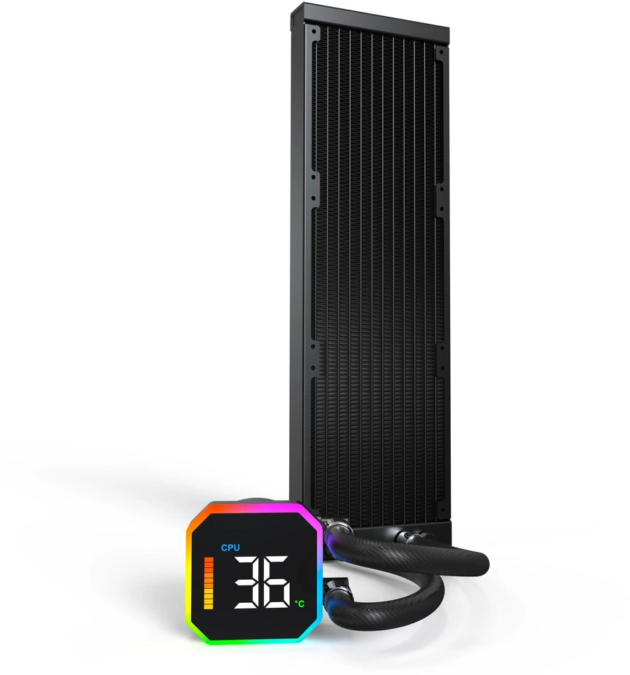 Montech HyperFlow Digital 360 juodas AIO rinkinys