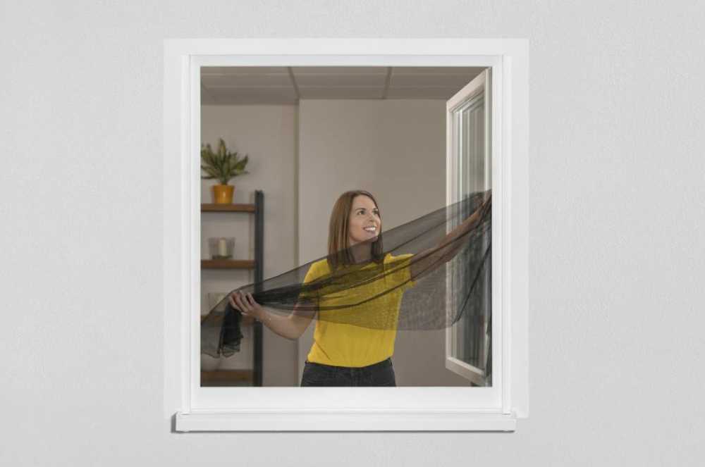 Tinklelis nuo uodų Schellenberg Insectstop 50715, antracito, 130 cm x 150 cm