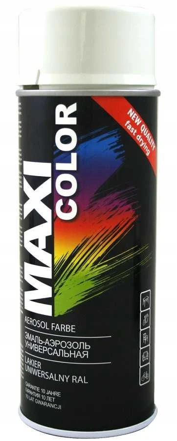 Motip Purškiami dažai MAXI-COLOR RAL9003, ryškios baltos sp., 400 ml