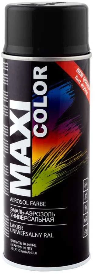 Motip Purškiami dažai MAXI-COLOR RAL9017, blyškios juodos sp., 400 ml