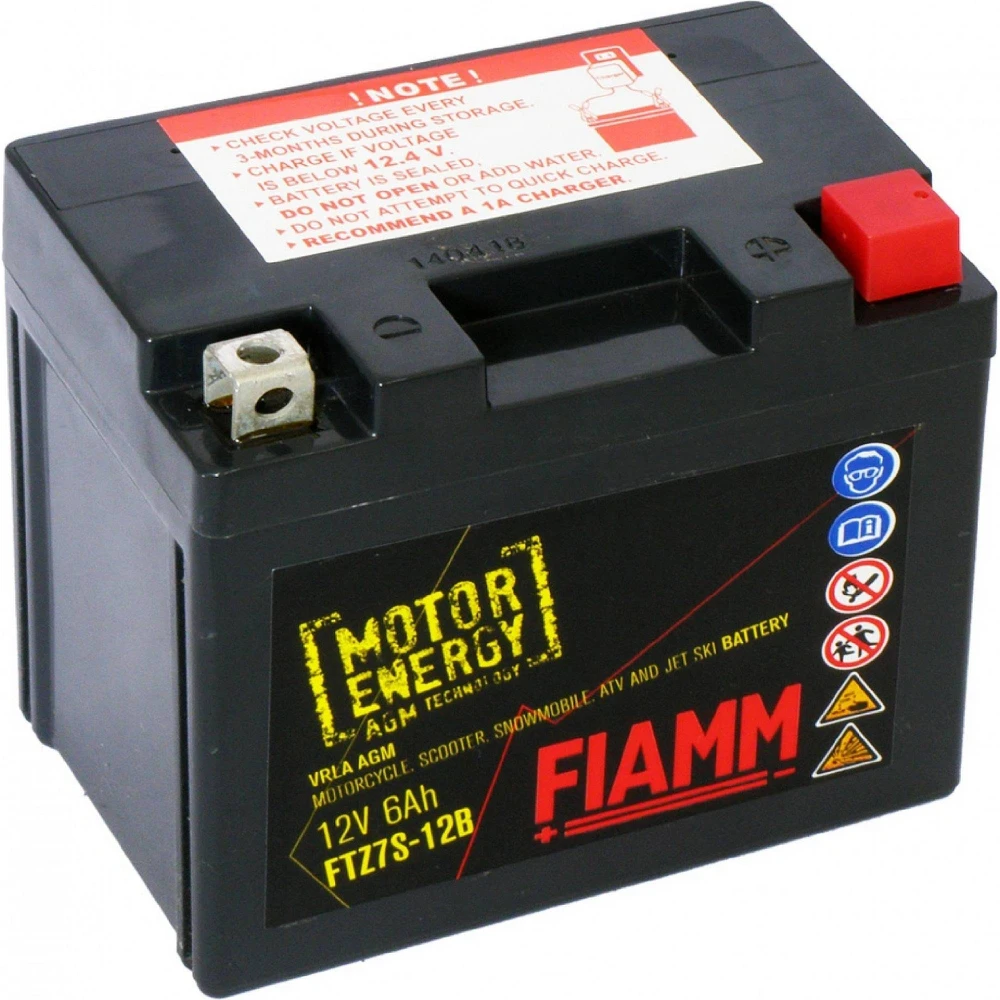 Motocikla akumulators Fiamm, 12 V, 10 Ah, 180 A