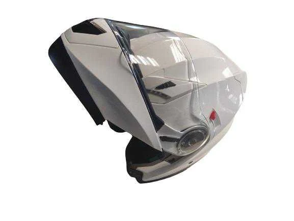 Motociklininko šalmas YM-925, L ,59-60 cm,, balta sp.