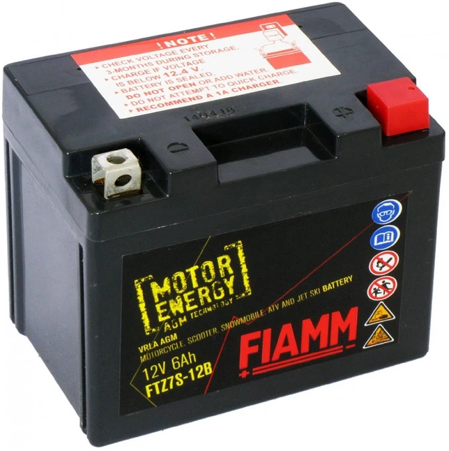 Fiamm AKUMULIATORIUS FTZ7S-12B 6AH 90A
