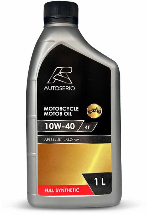 Motociklų alyva Autoserio 4T 10W-40, 1 l