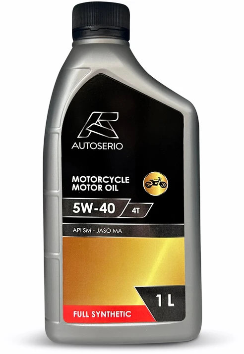 Motociklų alyva Autoserio 4T 5W-40, 1 l